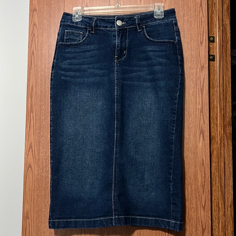 BeGirl Midi Denim Skirt